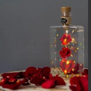 Love message lights bottle